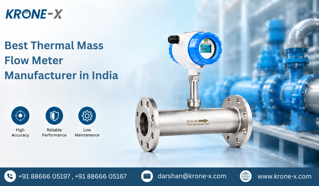 Best Thermal Mass Flow Meter Manufacturer in India