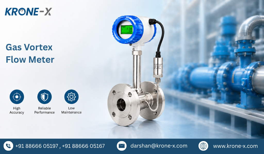 Gas Vortex Flow Meter