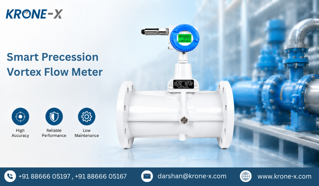 Smart Precession Vortex Flow Meter