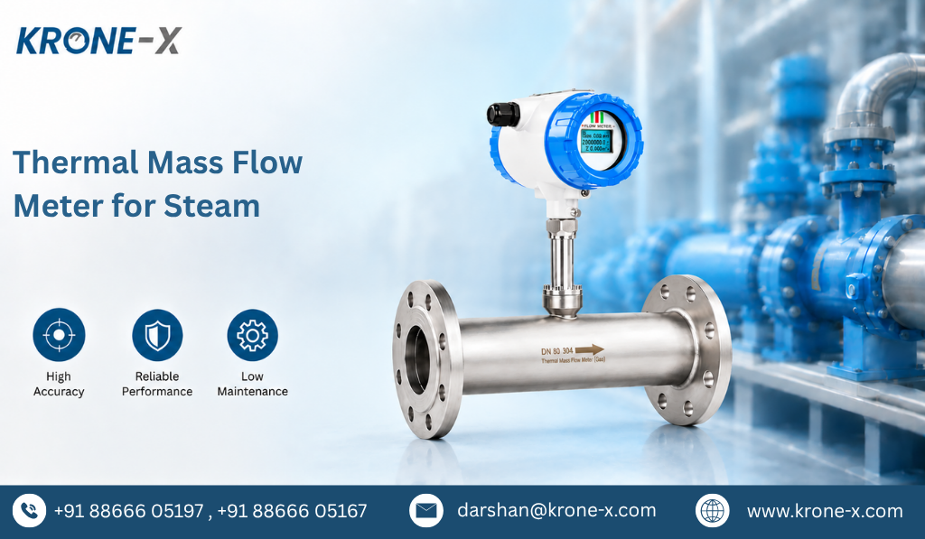 Thermal Mass Flow Meter for Steam