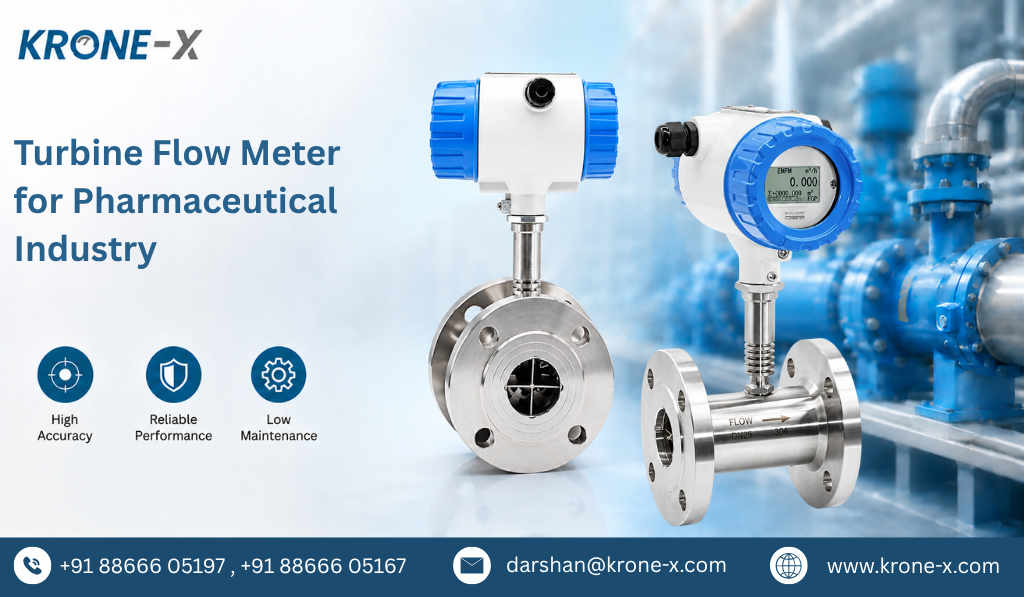Turbine Flow Meter for Pharmaceutical Industry