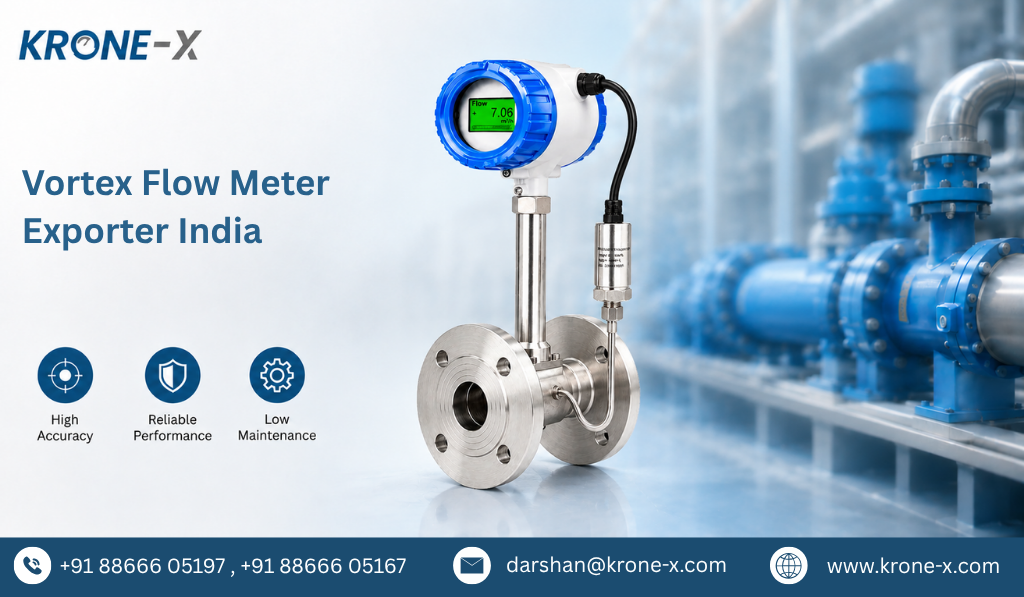 Vortex Flow Meter Exporter India