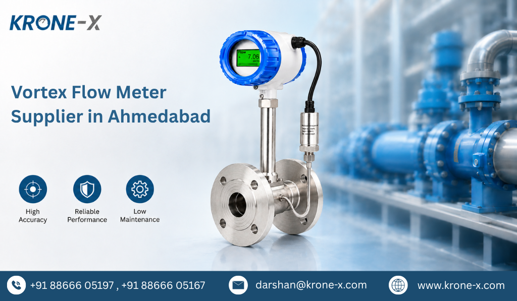 Vortex Flow Meter Supplier in Ahmedabad